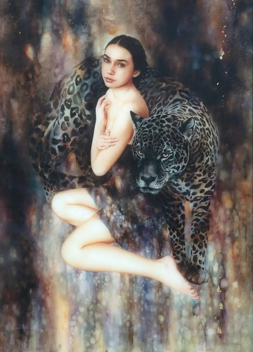 Pantheress - Edition - SOLD by artist Kerry Darlington - Wyecliffe Galleries