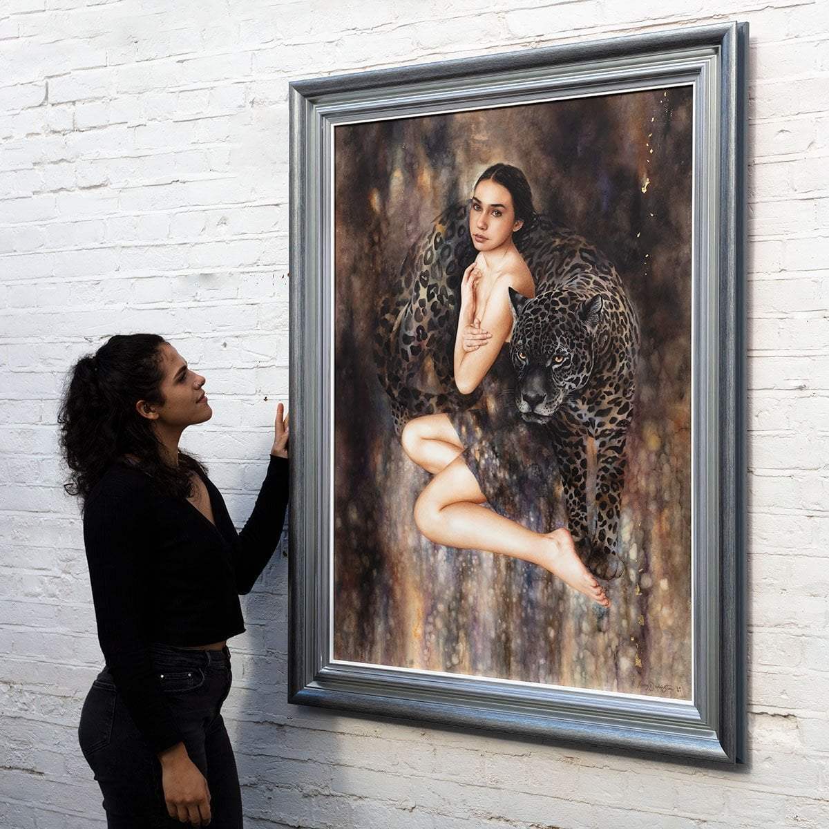 Pantheress - Original - SOLD by artist Kerry Darlington - Wyecliffe Galleries