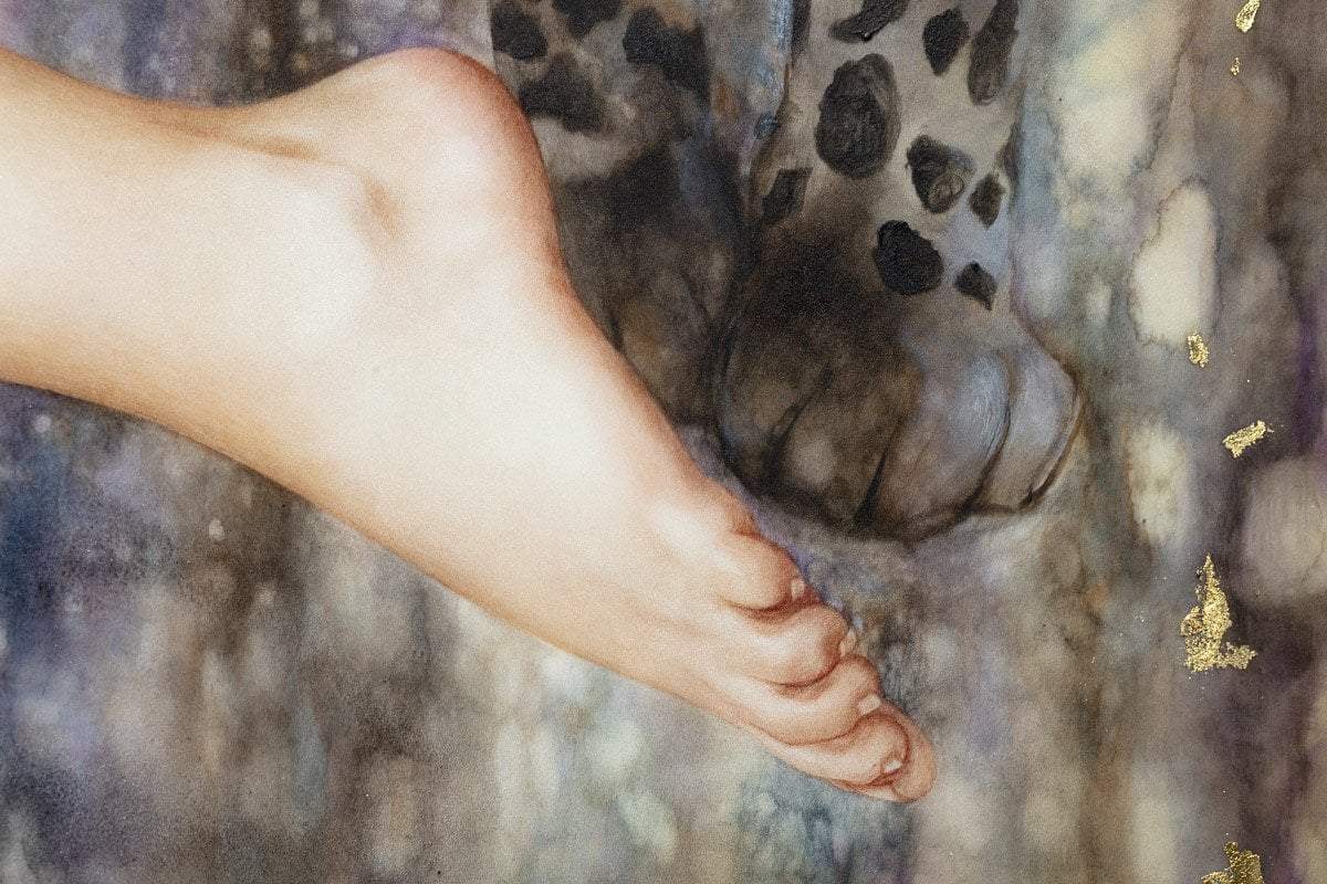 Pantheress - Original - SOLD by artist Kerry Darlington - Wyecliffe Galleries