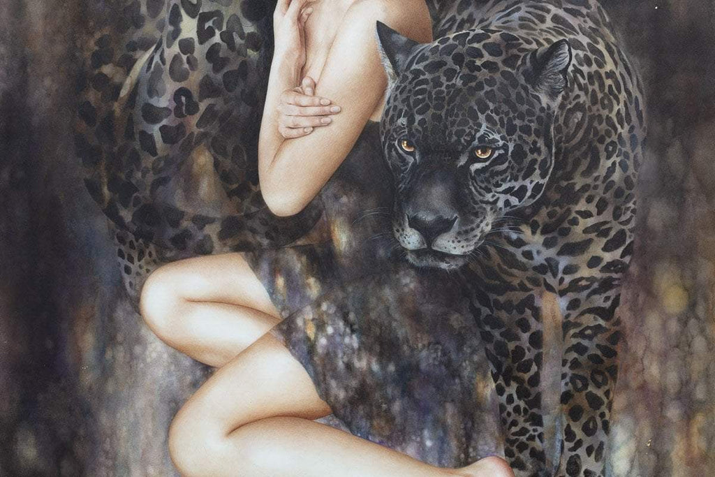 Pantheress - Original - SOLD by artist Kerry Darlington - Wyecliffe Galleries