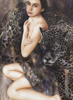 Pantheress - Original - SOLD by artist Kerry Darlington - Wyecliffe Galleries