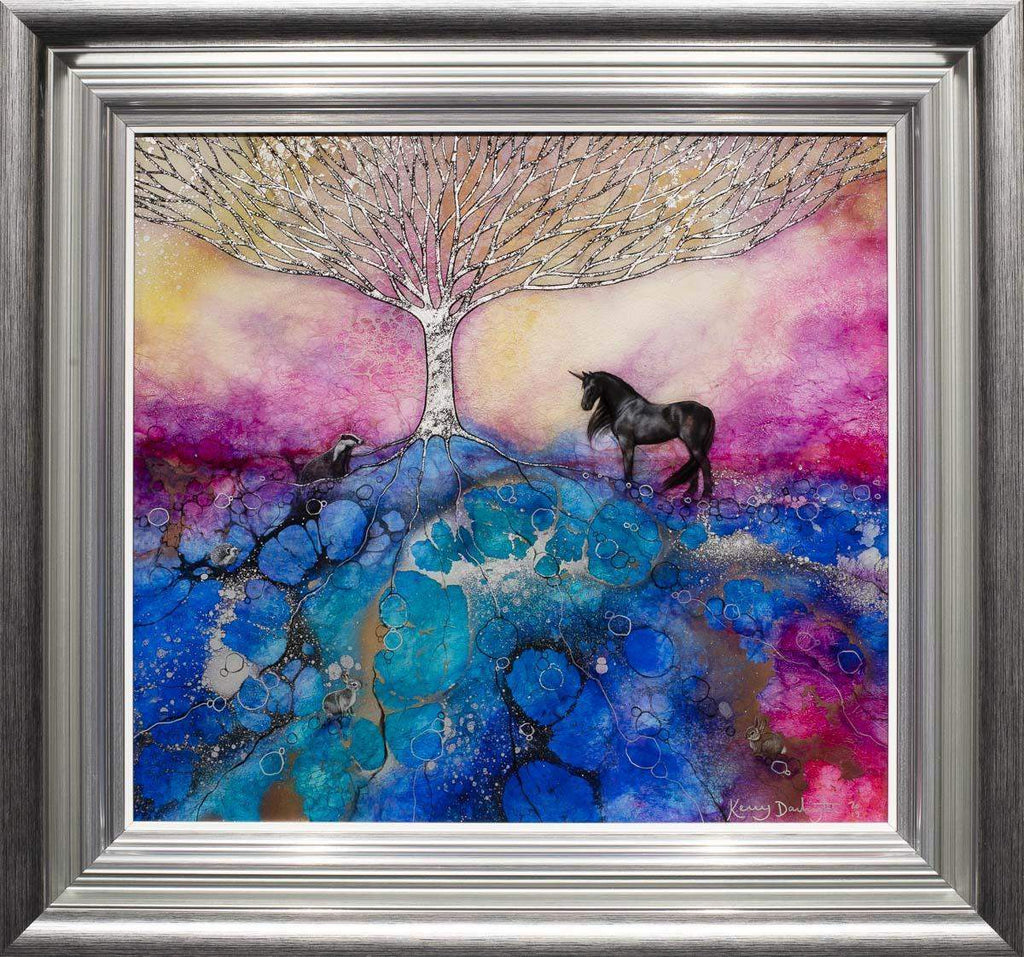 Peaceful Warrior - Original - SOLD by artist Kerry Darlington - Wyecliffe Galleries