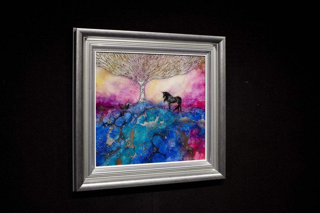 Peaceful Warrior - Original - SOLD by artist Kerry Darlington - Wyecliffe Galleries