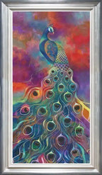 Peacock Feathers - SOLD by artist Kerry Darlington - Wyecliffe Galleries