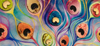 Peacock Splendour - Edition - SOLD OUT by artist Kerry Darlington - Wyecliffe Galleries