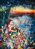 Peter Pan in Kensington Gardens - Edition by artist Kerry Darlington - Wyecliffe Galleries