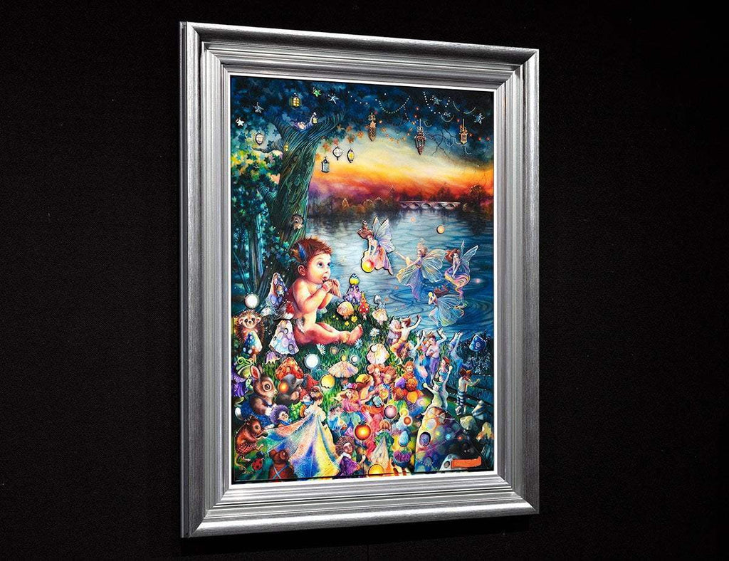 Peter Pan in Kensington Gardens - Edition by artist Kerry Darlington - Wyecliffe Galleries