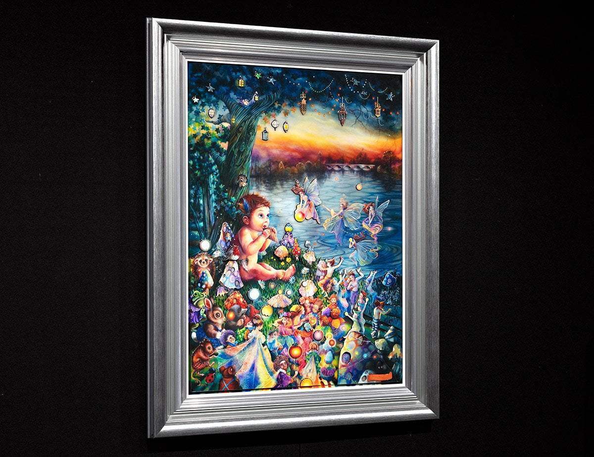 Peter Pan in Kensington Gardens - Edition by artist Kerry Darlington - Wyecliffe Galleries