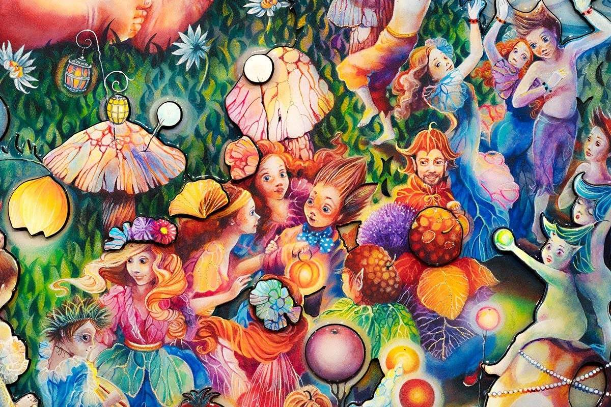 Peter Pan in Kensington Gardens - Edition by artist Kerry Darlington - Wyecliffe Galleries