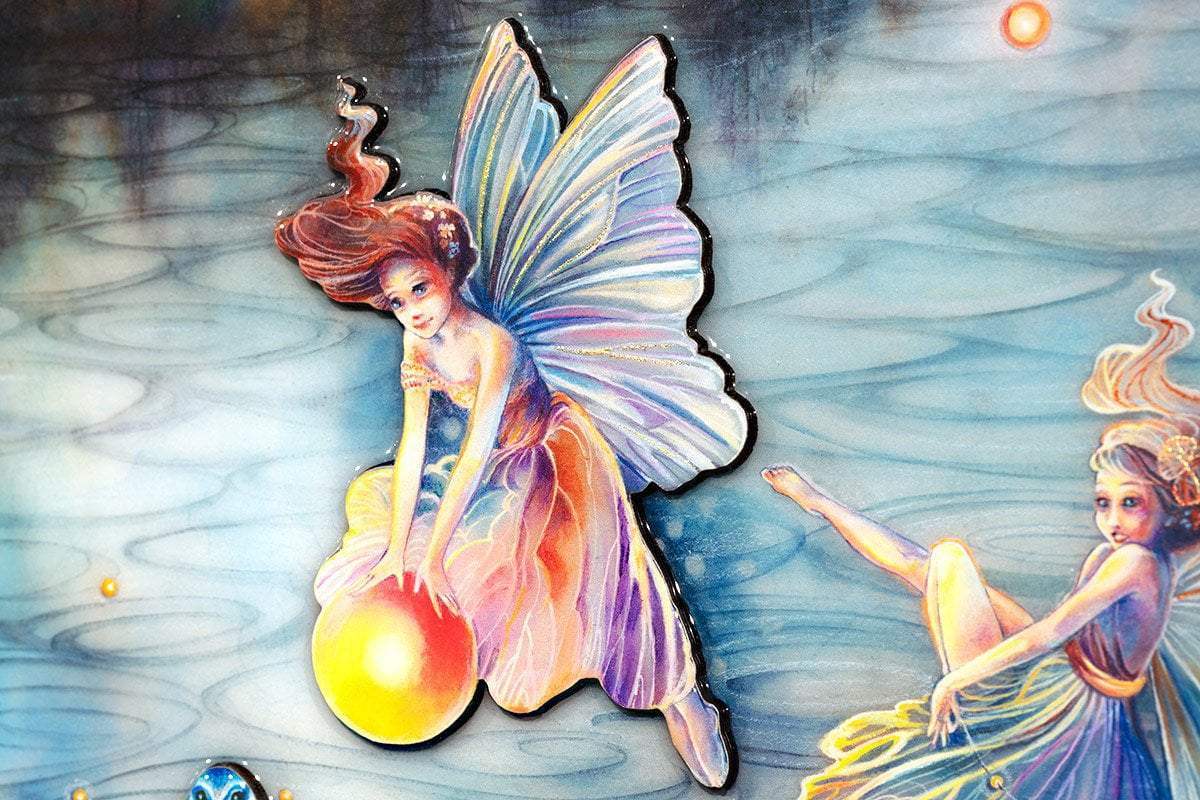 Peter Pan in Kensington Gardens - Edition by artist Kerry Darlington - Wyecliffe Galleries
