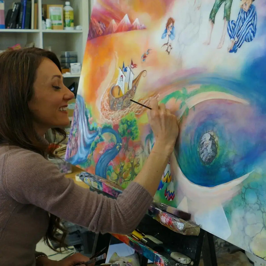 Peter Pan in Neverland - Edition by artist Kerry Darlington - Wyecliffe Galleries