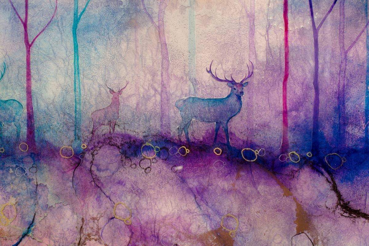 Petrichor - SOLD by artist Kerry Darlington - Wyecliffe Galleries