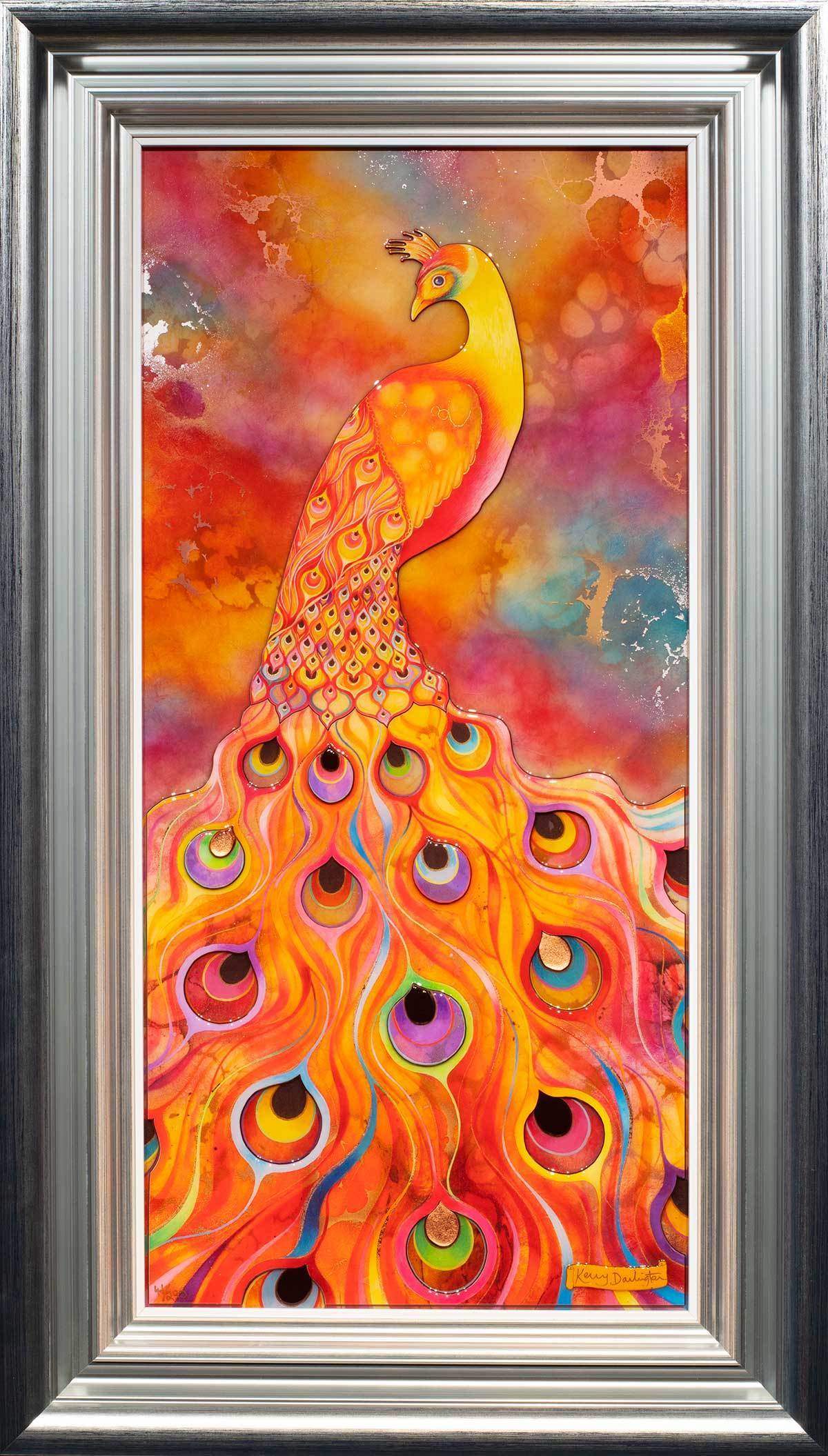 Phoenix Feathers - Edition by artist Kerry Darlington - Wyecliffe Galleries