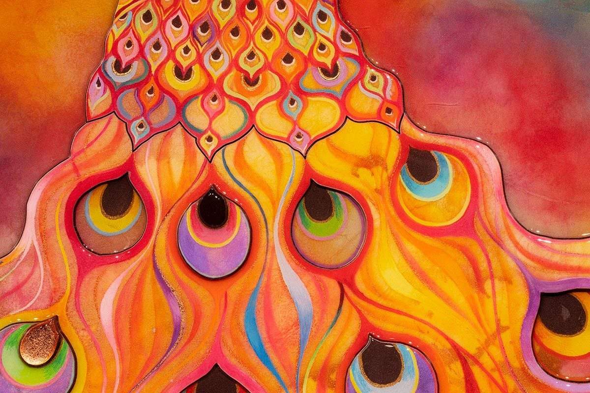 Phoenix Feathers - Edition by artist Kerry Darlington - Wyecliffe Galleries