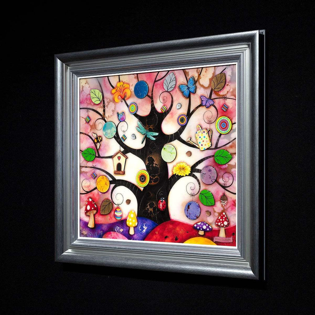Pink Tree of Charms - Edition by artist Kerry Darlington - Wyecliffe Galleries