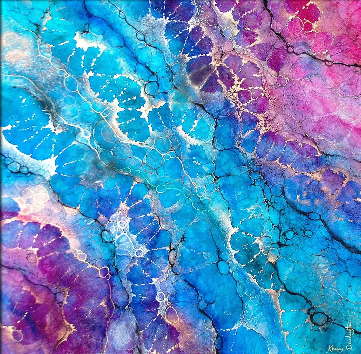 Pinta - ORIGINAL - SOLD by artist Kerry Darlington - Wyecliffe Galleries