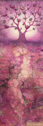 Plum Blossom - Unique Edition by artist Kerry Darlington - Wyecliffe Galleries