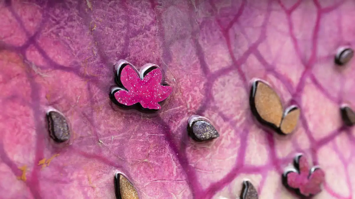 Plum Blossom - Unique Edition by artist Kerry Darlington - Wyecliffe Galleries