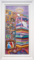 Princess and the Pea - Original - SOLD by artist Kerry Darlington - Wyecliffe Galleries