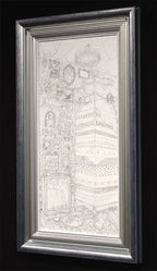 Princess and the Pea - Sketch - SOLD by artist Kerry Darlington - Wyecliffe Galleries