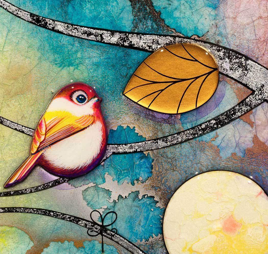 Radiant - Original - SOLD by artist Kerry Darlington - Wyecliffe Galleries