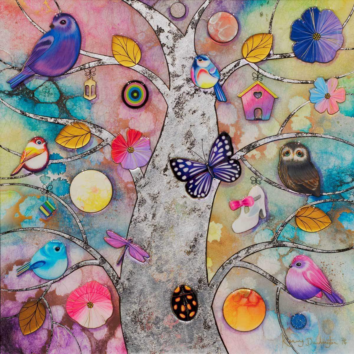 Radiant - Original - SOLD by artist Kerry Darlington - Wyecliffe Galleries