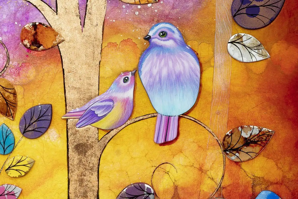 Rainbow Meadows - Original - SOLD by artist Kerry Darlington - Wyecliffe Galleries