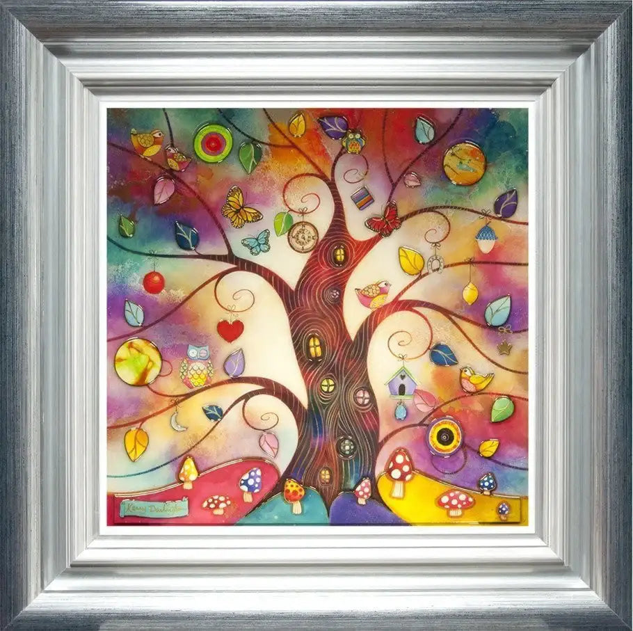 Rainbow Tree- Edition - SOLD OUT by artist Kerry Darlington - Wyecliffe Galleries