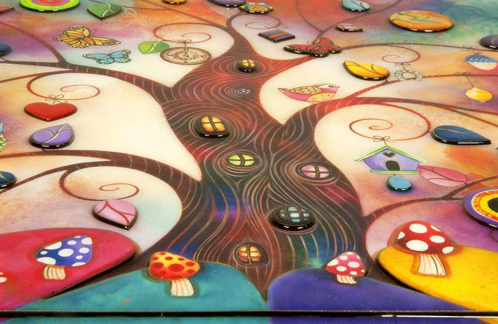 Rainbow Tree- Edition - SOLD OUT by artist Kerry Darlington - Wyecliffe Galleries