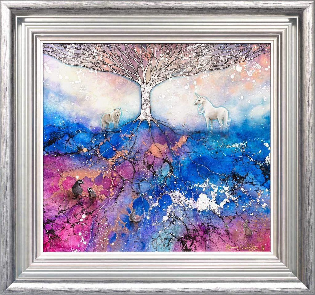 Raining Stars - Original - SOLD by artist Kerry Darlington - Wyecliffe Galleries