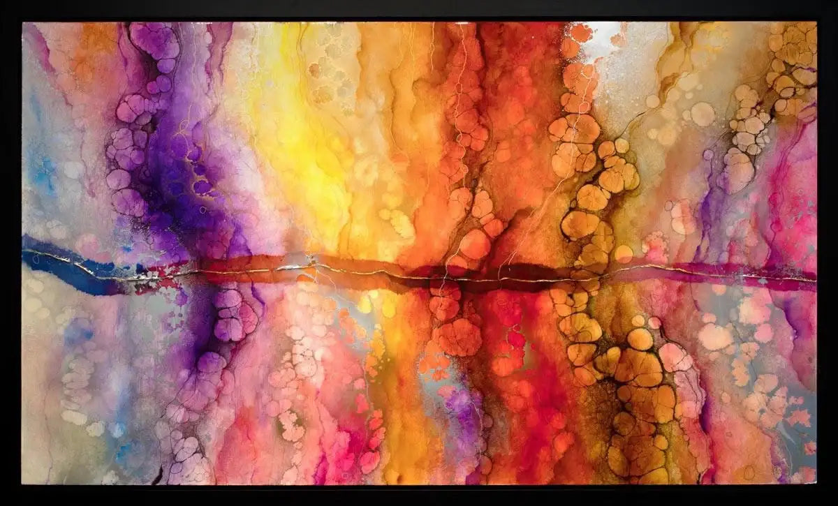 Rangitoto - Original - SOLD by artist Kerry Darlington - Wyecliffe Galleries