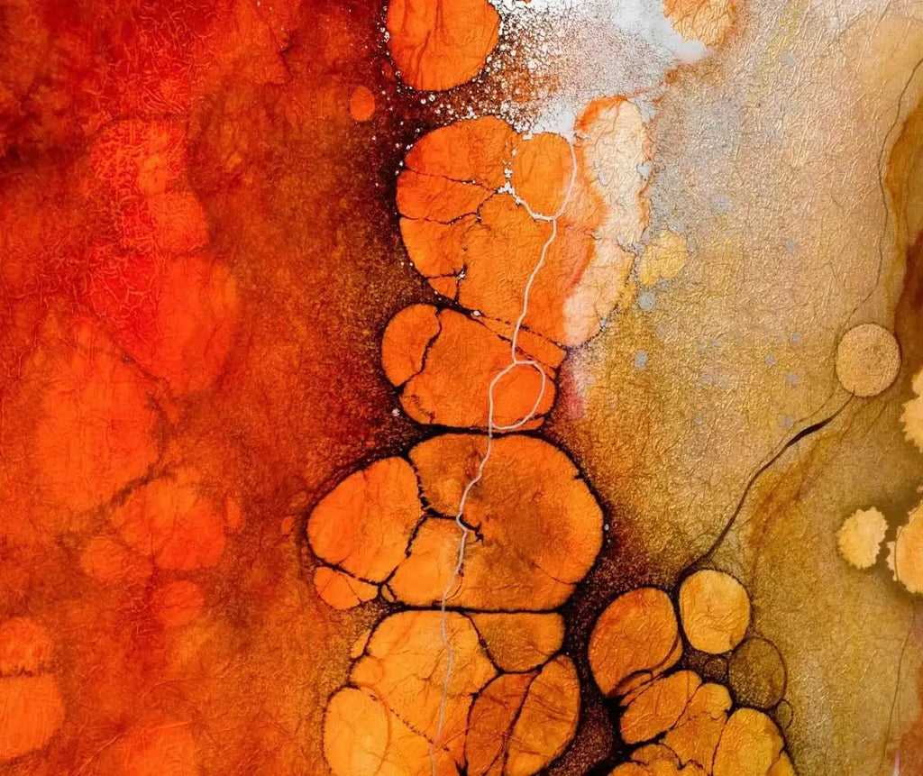 Rangitoto - Original - SOLD by artist Kerry Darlington - Wyecliffe Galleries