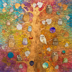 Refuge - Original - SOLD by artist Kerry Darlington - Wyecliffe Galleries