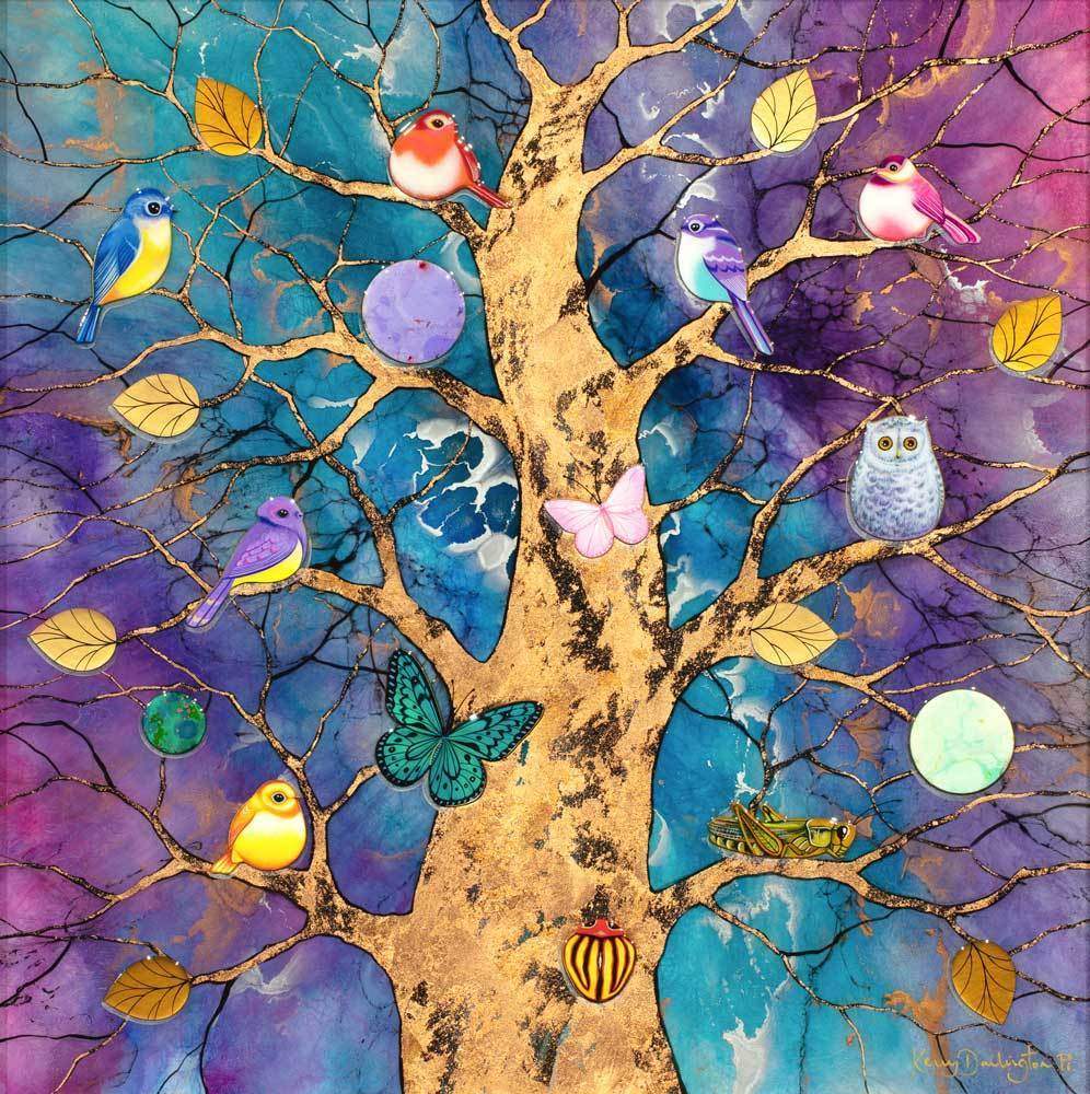 Requiescence - Original - SOLD by artist Kerry Darlington - Wyecliffe Galleries