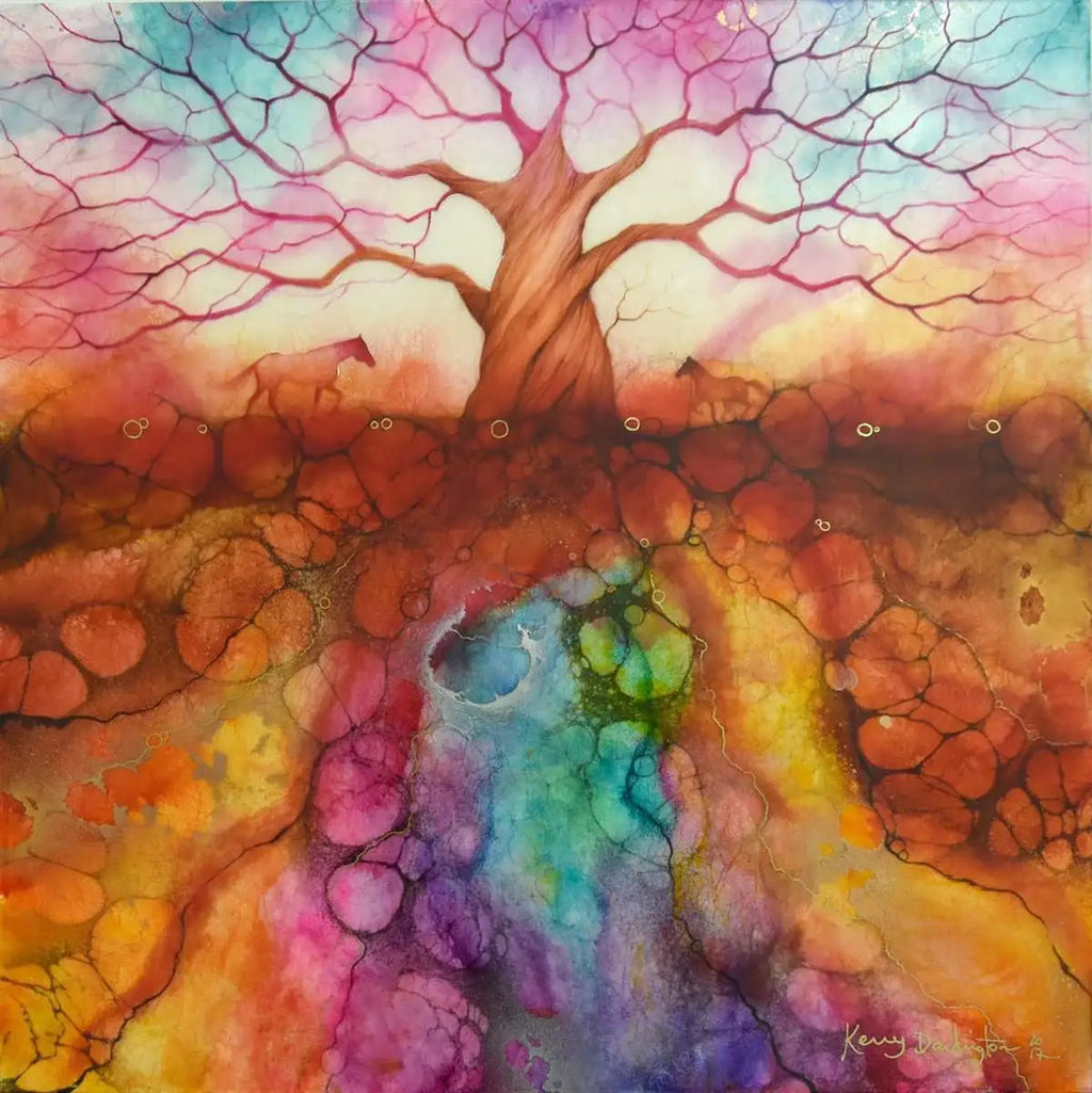 Reverance - Original - SOLD by artist Kerry Darlington - Wyecliffe Galleries