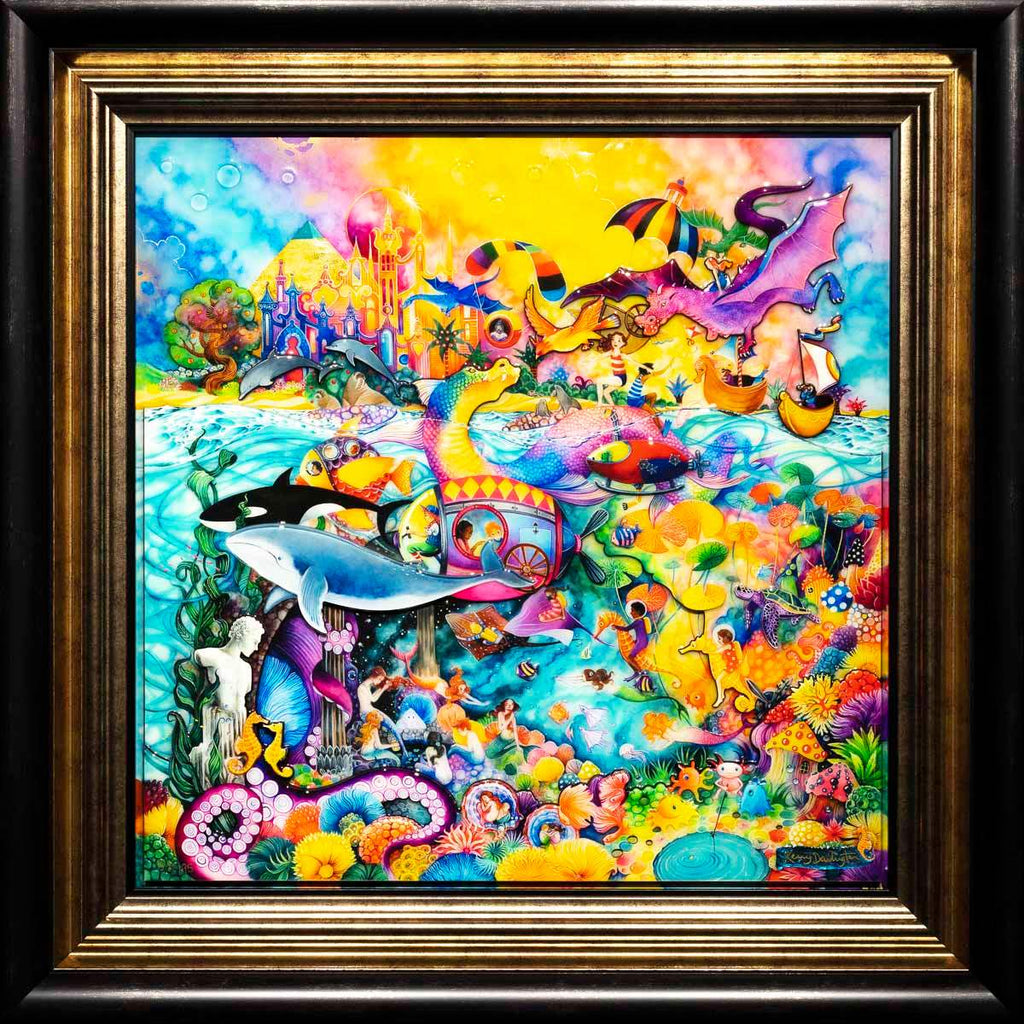 Rose Garden Test Product by artist Kerry Darlington - Wyecliffe Galleries