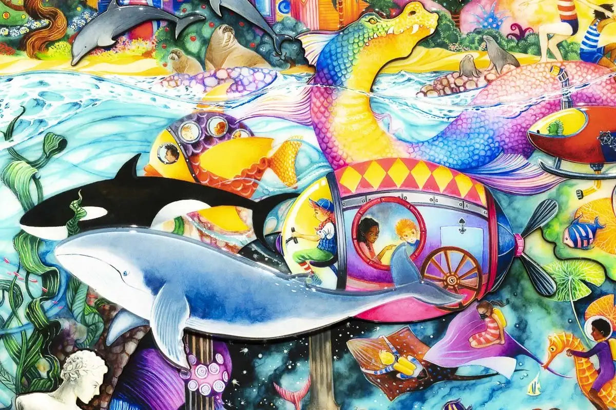 Rose Garden Test Product by artist Kerry Darlington - Wyecliffe Galleries