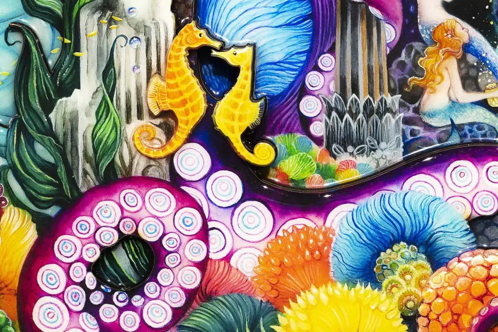 Rose Garden Test Product by artist Kerry Darlington - Wyecliffe Galleries