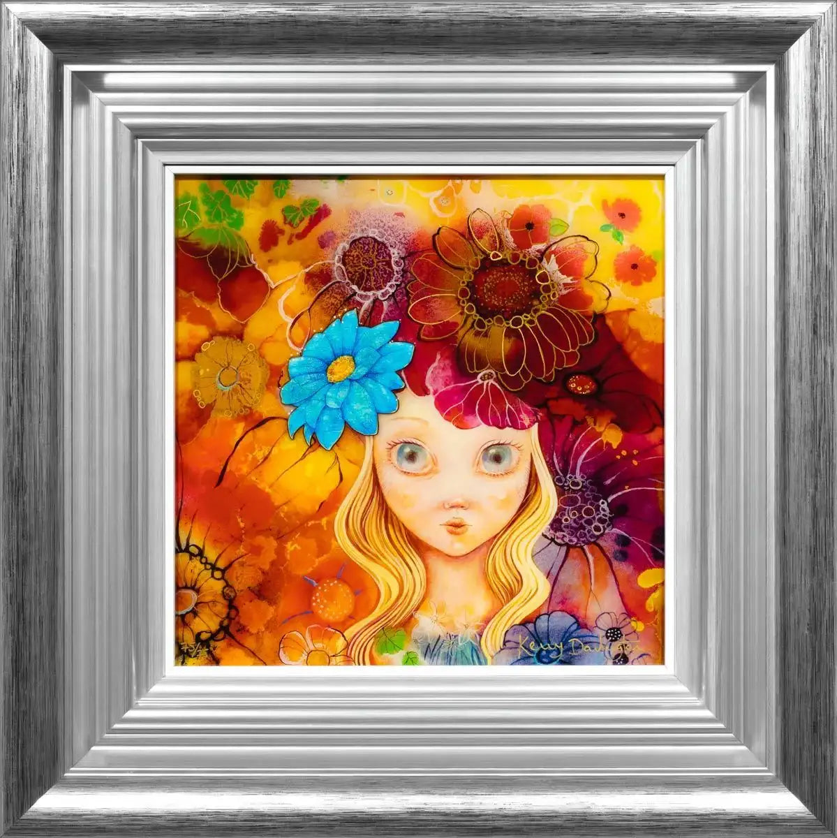 Rosebud - Edition - SOLD by artist Kerry Darlington - Wyecliffe Galleries