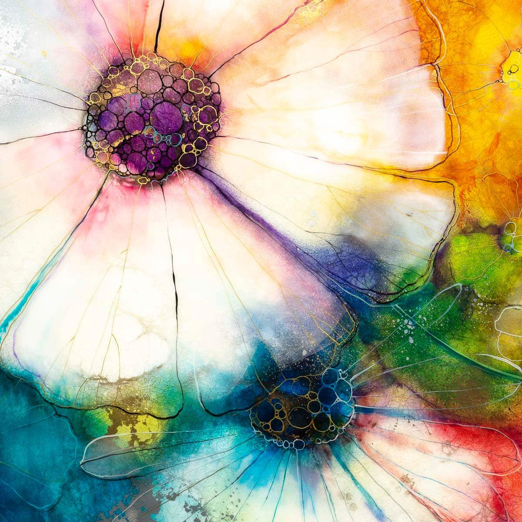 Rosy Air - Original - SOLD by artist Kerry Darlington - Wyecliffe Galleries