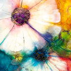 Rosy Air - Original - SOLD by artist Kerry Darlington - Wyecliffe Galleries