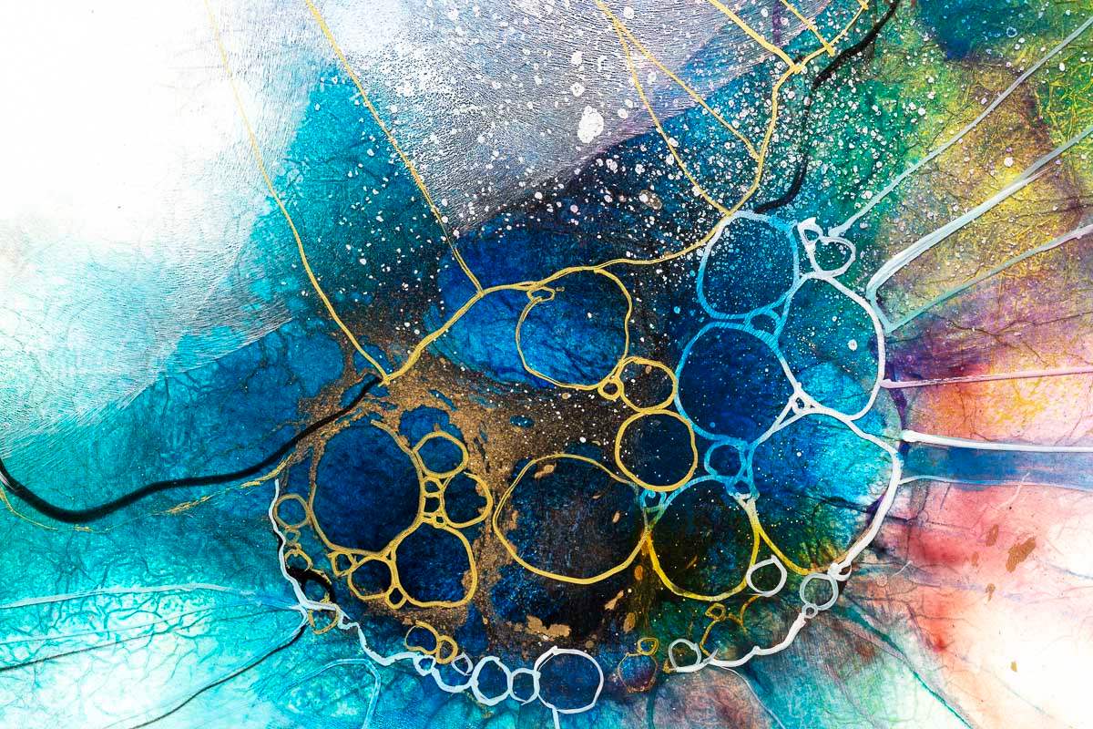 Rosy Air - Original - SOLD by artist Kerry Darlington - Wyecliffe Galleries