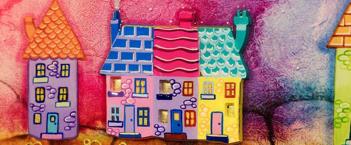 Rosy Avenue - Original - SOLD by artist Kerry Darlington - Wyecliffe Galleries