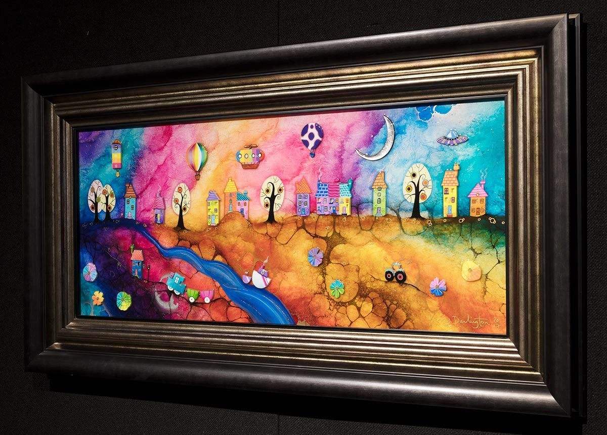 Rosy Avenue - Original - SOLD by artist Kerry Darlington - Wyecliffe Galleries