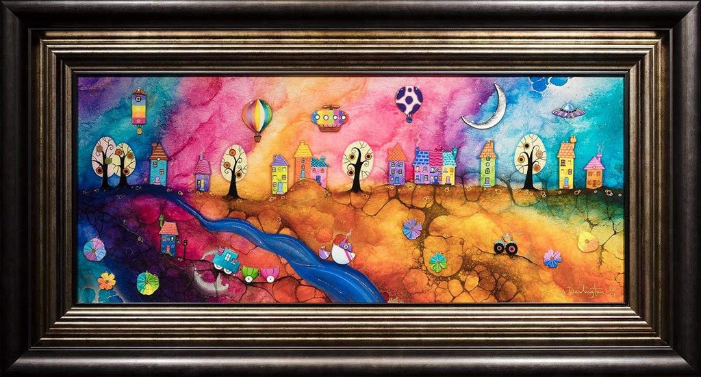 Rosy Avenue - Original - SOLD by artist Kerry Darlington - Wyecliffe Galleries