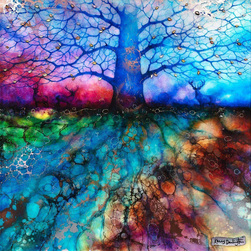 Sacred Grove - Unique Edition by artist Kerry Darlington - Wyecliffe Galleries