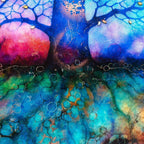 Sacred Grove - Unique Edition by artist Kerry Darlington - Wyecliffe Galleries