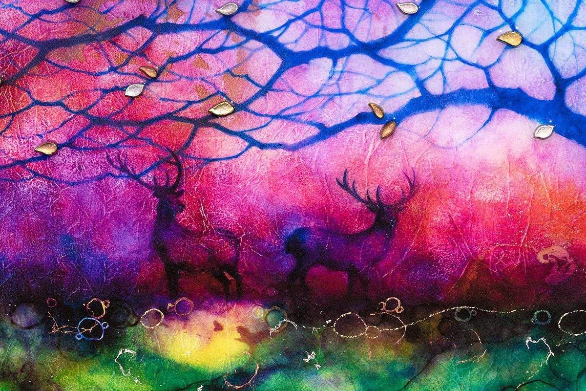 Sacred Grove - Unique Edition by artist Kerry Darlington - Wyecliffe Galleries