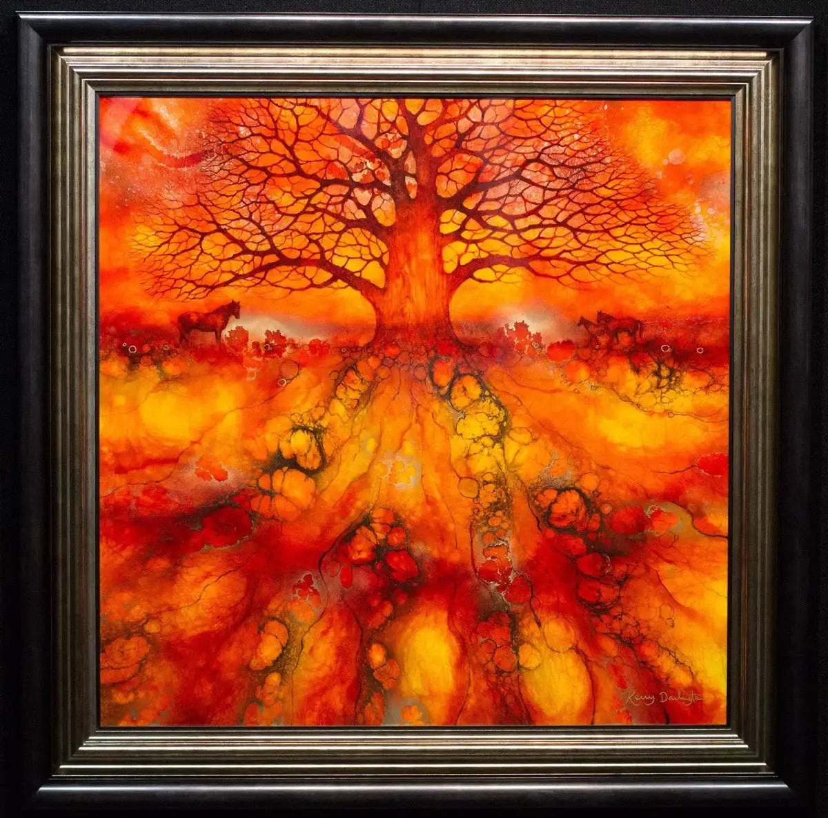 Sacred Space - Original - SOLD by artist Kerry Darlington - Wyecliffe Galleries