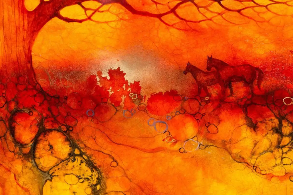 Sacred Space - Original - SOLD by artist Kerry Darlington - Wyecliffe Galleries